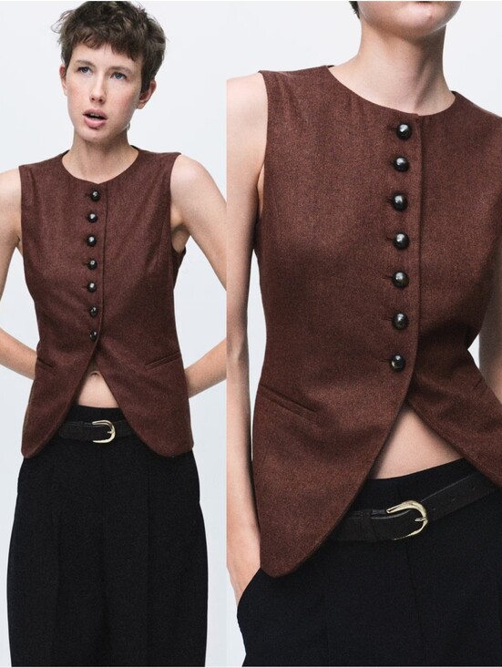 Mango Jackets & Blazers - MANGO Wool Blend Gilet